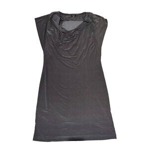 Komarov Dress gray dress stretchy designer dress size small Y2K